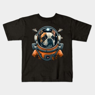 French Bulldog Astronaut Kids T-Shirt